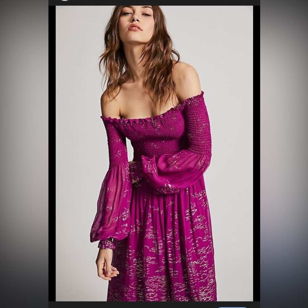 Free People Chiffon Party/Cocktail Dresses